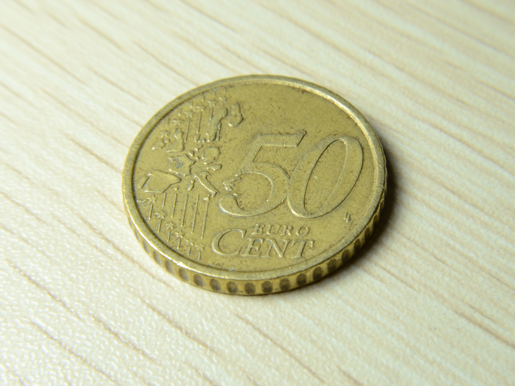 Italy Coin 50 Euro Cent (The Equestrian Statue of Marcus Aurelius) 2002